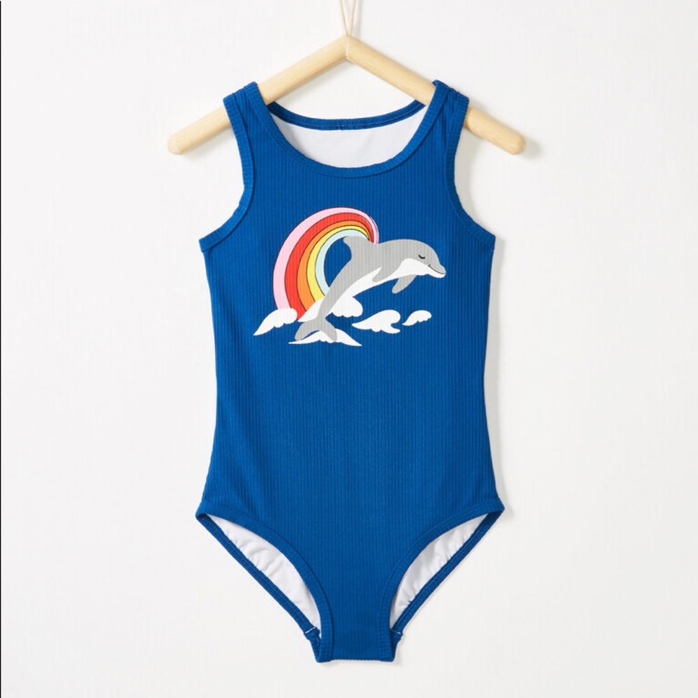 Hanna Andersson Sunblock Art One Piece Swimsuit